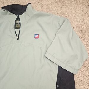 Zero Restriction Jacket Mens Large Newport Country Club  Golfing 1/4 Waterproof